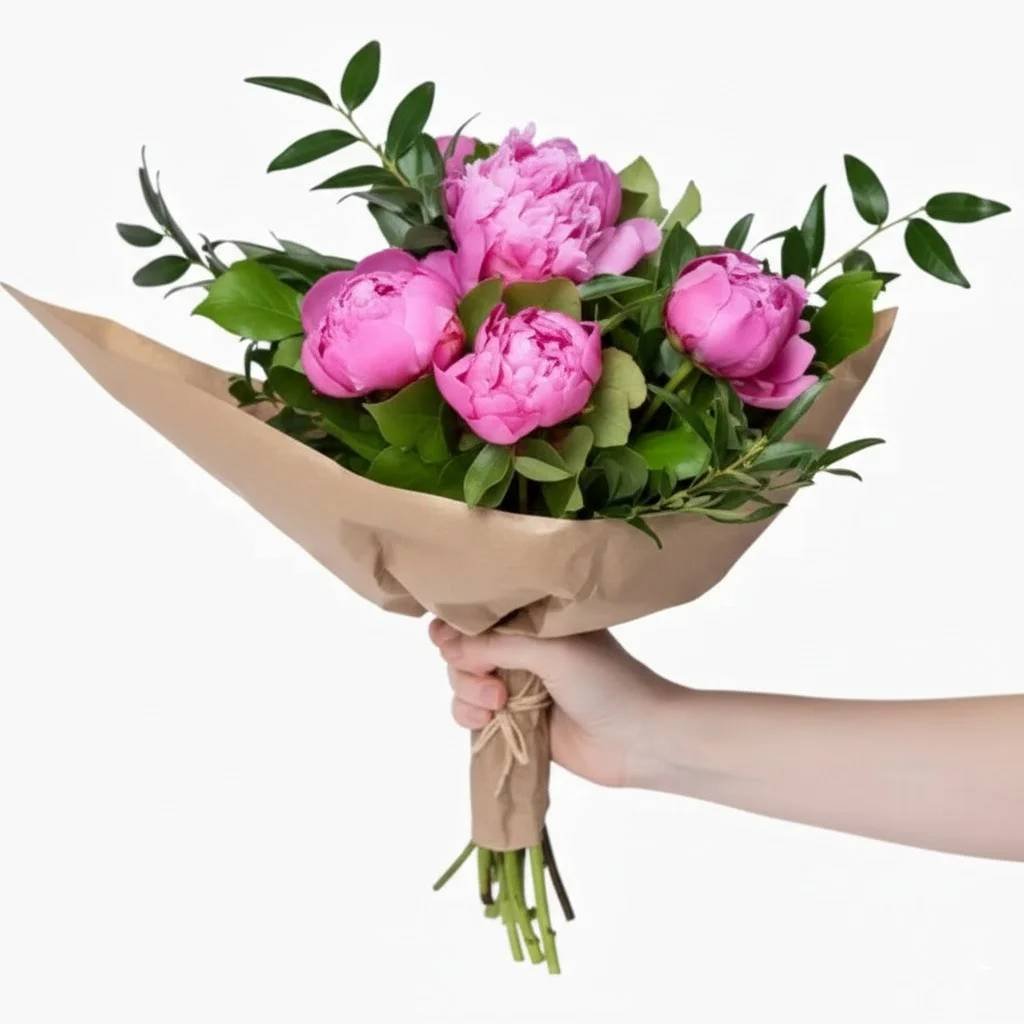 Elegant-Pink-Peonies-Bouquet-by-Warda-Petals