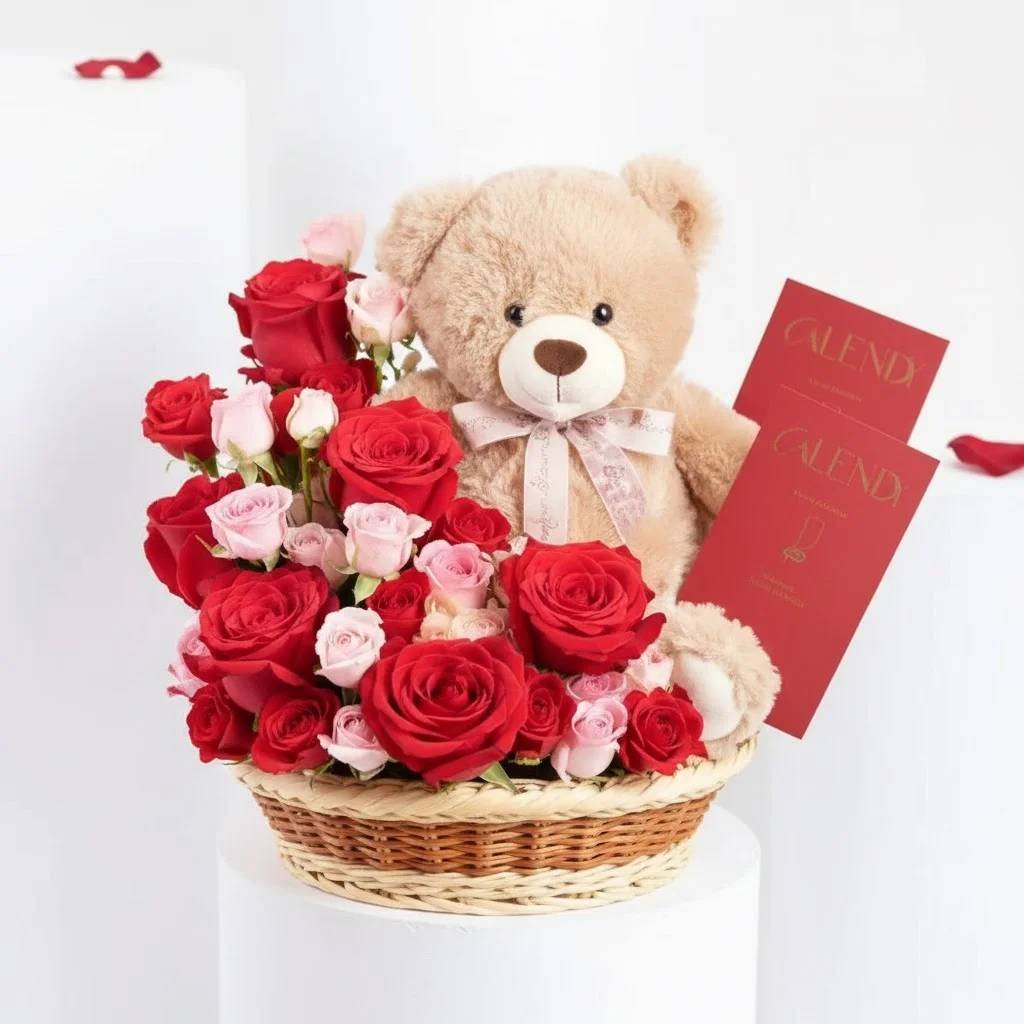 My-Smiles-Began-With-You-–-Roses-Teddy-Chocolate-Basket-by-Warda-Petals