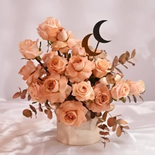 Moonlit Ramadan Grace Arrangement by Warda Petals (1)