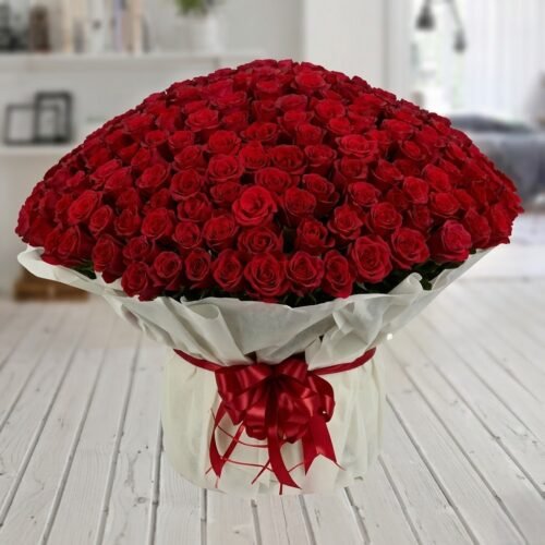 400 Red Roses Arrangement – Ultimate Luxury Floral Display