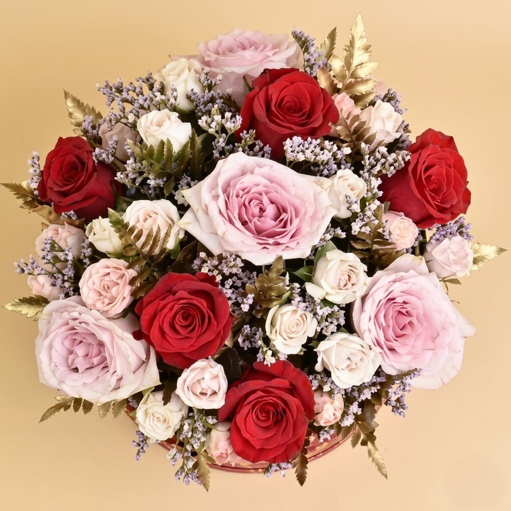 Ana Ahibuk Flower Box by Warda Petals