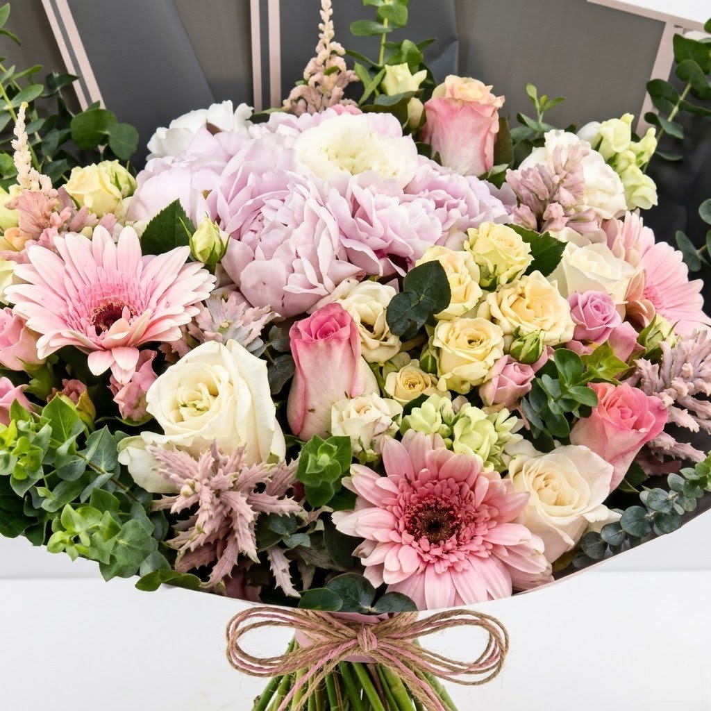 Charming Flowers Grand Bouquet – Elegant Mixed Blooms