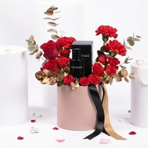 Dior Sauvage Fragrance Gift Box by Warda Petals