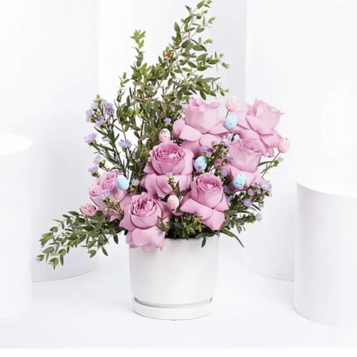 Easter Night Angel Arrangement by Warda Petals