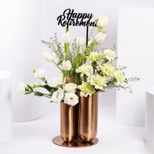 Happy Retirement Flowers by Warda Petals