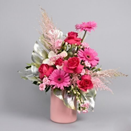 Magical Grace Flowers in a Vase by Warda Petals