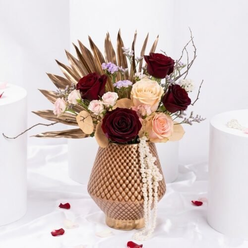 Moments of Love Forever Roses Arrangement by Warda Petals