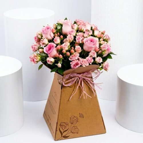 Pretty Pink Rose Bunch – Elegant Floral Gift