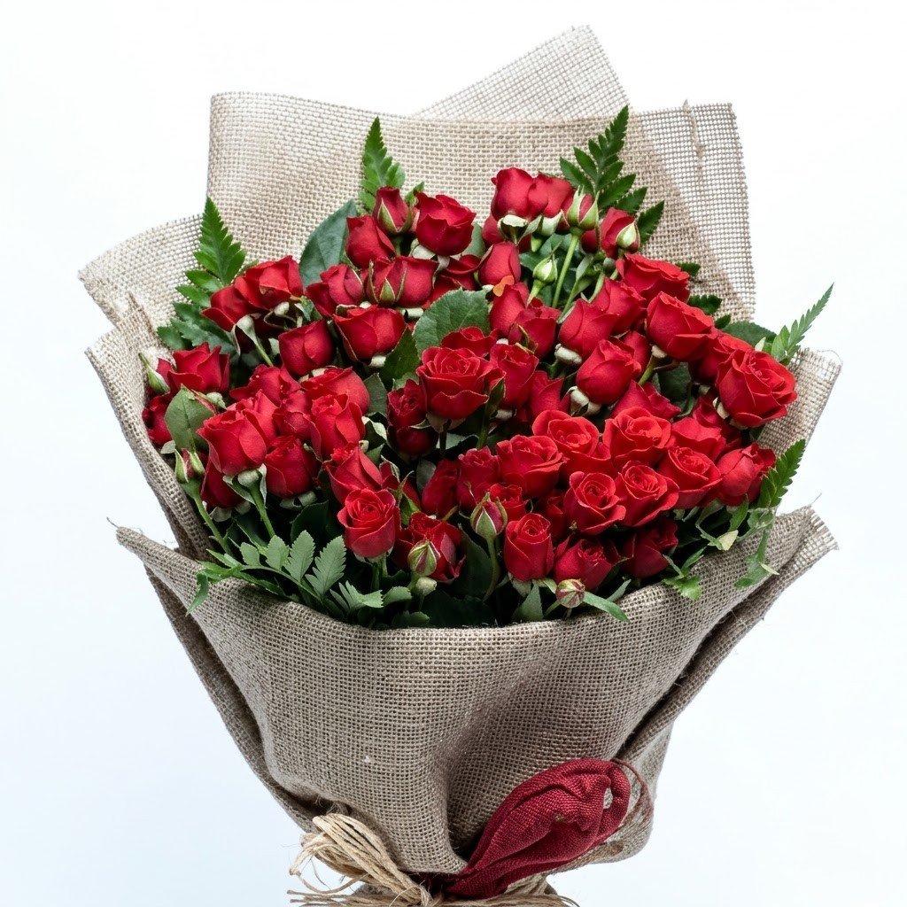 Romantic Baby Rose Bouquet – Elegant Spray Roses Gift