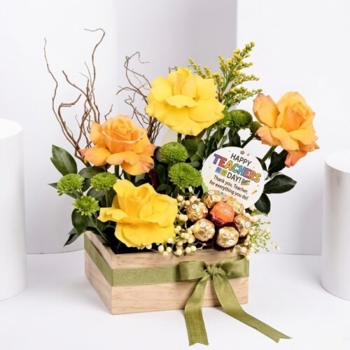 Sunshine Gratitude For My Teacher by Warda Petals