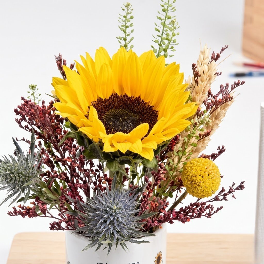 Teacher Thank You Flowers with Diary Gift