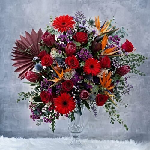 Wild Flowers Beauty – Exotic Premium Floral Vase Arrangement