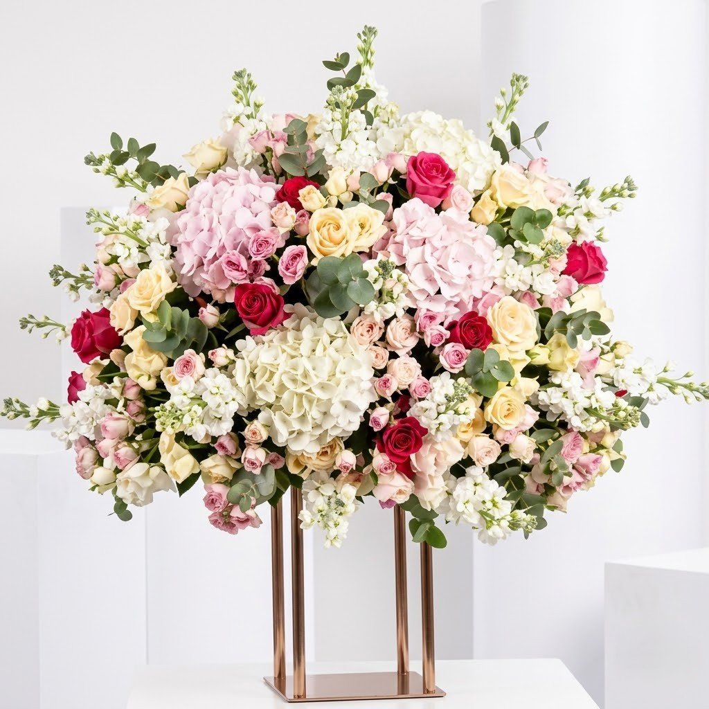 Wondrous Flowers Stand – Luxury Floral Arrangement for Grand Occasions