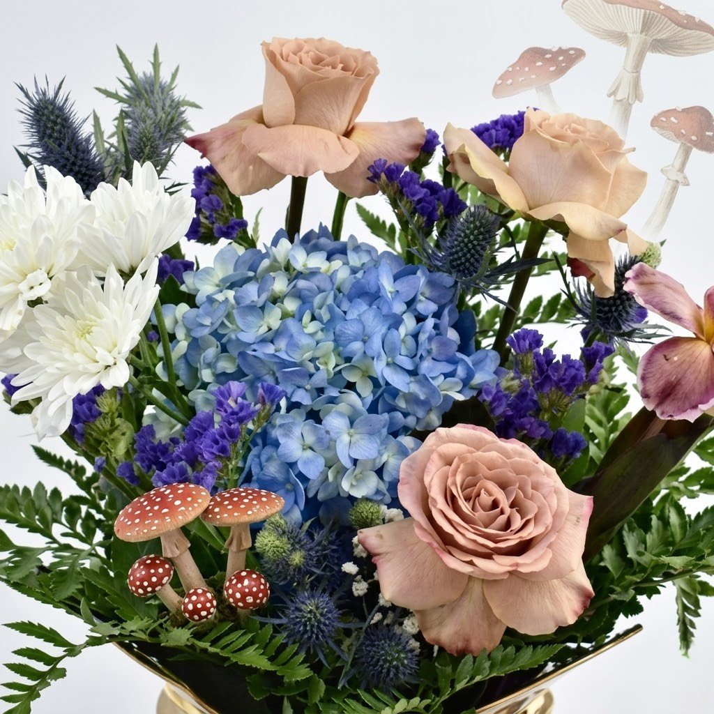 Chocolate Cake & Floral Combo – Birthday Celebration Gift