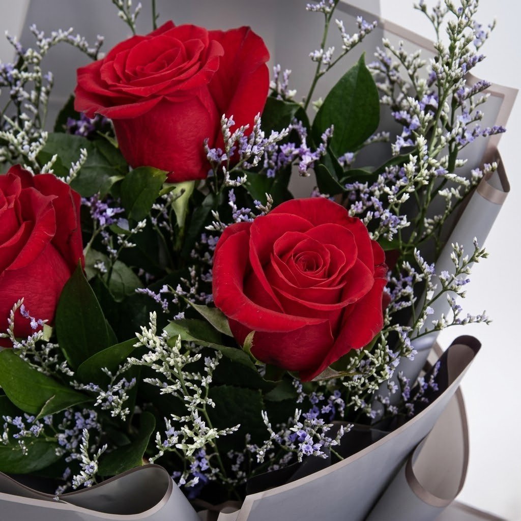 Magnificent Red Rose Bouquet – Classic Romantic Gift